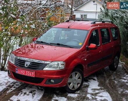 Красный Дачия Logan MCV, объемом двигателя 1.6 л и пробегом 243 тыс. км за 5999 $, фото 7 на Automoto.ua