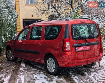 Красный Дачия Logan MCV, объемом двигателя 1.6 л и пробегом 243 тыс. км за 5999 $, фото 1 на Automoto.ua