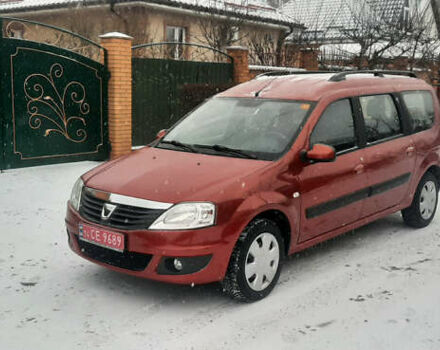 Красный Дачия Logan MCV, объемом двигателя 1.6 л и пробегом 178 тыс. км за 6650 $, фото 4 на Automoto.ua