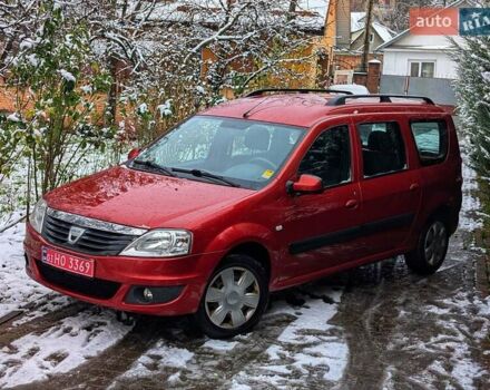 Красный Дачия Logan MCV, объемом двигателя 1.6 л и пробегом 243 тыс. км за 5999 $, фото 8 на Automoto.ua