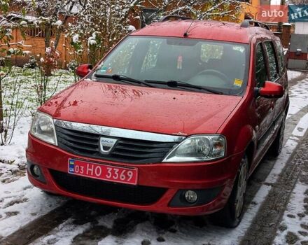 Красный Дачия Logan MCV, объемом двигателя 1.6 л и пробегом 243 тыс. км за 5999 $, фото 5 на Automoto.ua