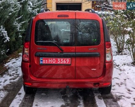 Красный Дачия Logan MCV, объемом двигателя 1.6 л и пробегом 243 тыс. км за 5999 $, фото 6 на Automoto.ua