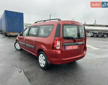 Красный Дачия Logan MCV, объемом двигателя 1.6 л и пробегом 120 тыс. км за 7300 $, фото 8 на Automoto.ua