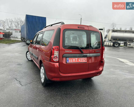Красный Дачия Logan MCV, объемом двигателя 1.6 л и пробегом 120 тыс. км за 7300 $, фото 9 на Automoto.ua