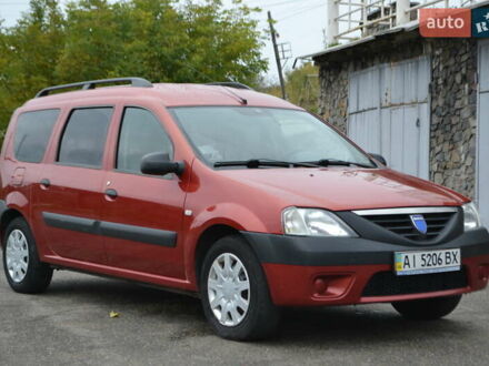 Дачия Logan MCV 2008 в Белой Церкве на Automoto.ua Красный Дачия Logan MCV, объемом двигателя 1.6 л и пробегом 192 тыс. км за 4900 $, фото 1 на Automoto.ua