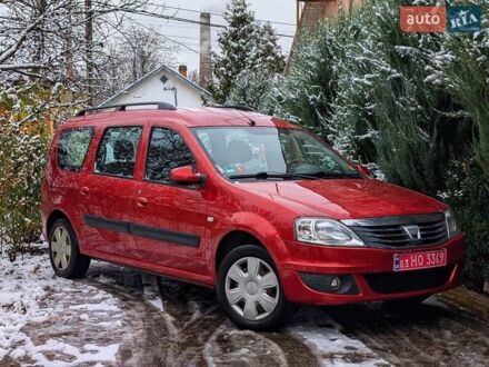 Красный Дачия Logan MCV, объемом двигателя 1.6 л и пробегом 243 тыс. км за 5999 $, фото 1 на Automoto.ua