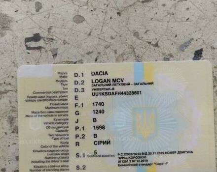 Серый Дачия Logan MCV, объемом двигателя 1.6 л и пробегом 123 тыс. км за 6300 $, фото 12 на Automoto.ua