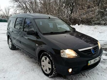 Серый Дачия Logan MCV, объемом двигателя 1.6 л и пробегом 320 тыс. км за 4200 $, фото 1 на Automoto.ua
