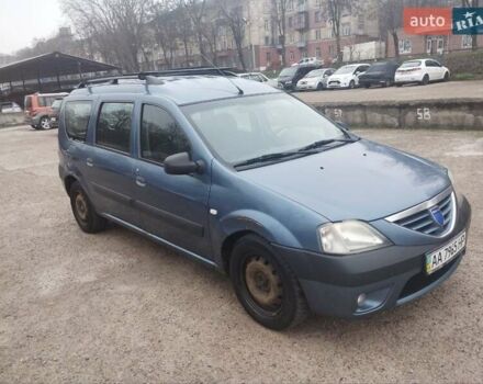 Синий Дачия Logan MCV, объемом двигателя 1.6 л и пробегом 528 тыс. км за 3500 $, фото 1 на Automoto.ua