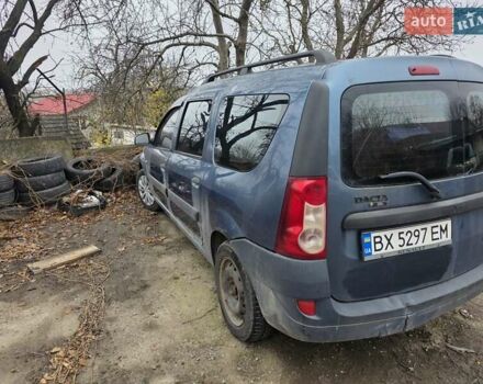 Синий Дачия Logan MCV, объемом двигателя 1.6 л и пробегом 320 тыс. км за 3500 $, фото 7 на Automoto.ua