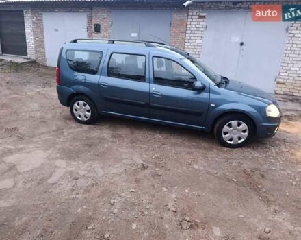 Синий Дачия Logan MCV, объемом двигателя 1.6 л и пробегом 175 тыс. км за 5950 $, фото 7 на Automoto.ua