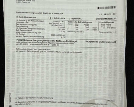 Синий Дачия Logan MCV, объемом двигателя 1.6 л и пробегом 200 тыс. км за 6400 $, фото 129 на Automoto.ua