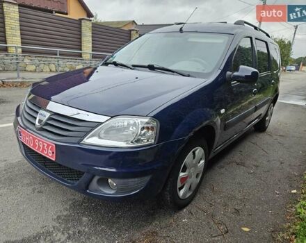 Дачия Logan MCV 2010 в Виннице на Automoto.ua Синий Дачия Logan MCV, объемом двигателя 1.6 л и пробегом 192 тыс. км за 5950 $, фото 2 на Automoto.ua