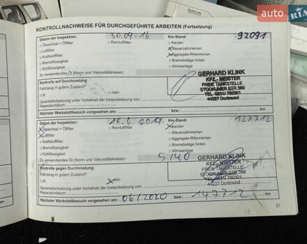 Синий Дачия Logan MCV, объемом двигателя 1.6 л и пробегом 200 тыс. км за 6400 $, фото 123 на Automoto.ua