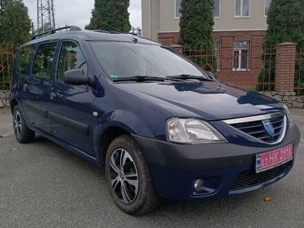 Синий Дачия Logan MCV, объемом двигателя 1.6 л и пробегом 211 тыс. км за 5650 $, фото 1 на Automoto.ua