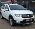 Белый Дачия Sandero StepWay, объемом двигателя 0.9 л и пробегом 191 тыс. км за 7490 $, фото 10 на Automoto.ua