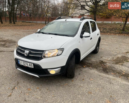 Белый Дачия Sandero StepWay, объемом двигателя 0.9 л и пробегом 217 тыс. км за 5500 $, фото 5 на Automoto.ua