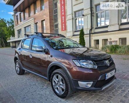 Коричневий Дачія Sandero StepWay, об'ємом двигуна 0.9 л та пробігом 73 тис. км за 7400 $, фото 14 на Automoto.ua