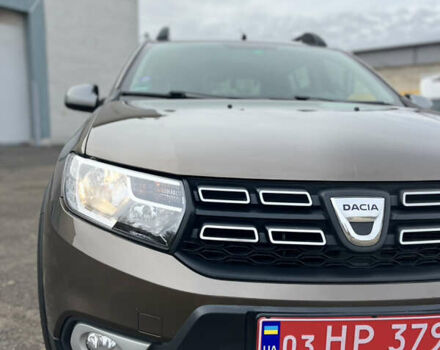 Коричневый Дачия Sandero StepWay, объемом двигателя 0.9 л и пробегом 137 тыс. км за 8699 $, фото 13 на Automoto.ua