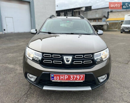 Коричневый Дачия Sandero StepWay, объемом двигателя 0.9 л и пробегом 137 тыс. км за 8699 $, фото 14 на Automoto.ua
