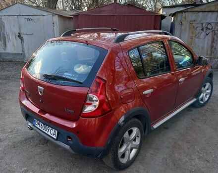 Червоний Дачія Sandero StepWay, об'ємом двигуна 1.6 л та пробігом 185 тис. км за 6800 $, фото 9 на Automoto.ua