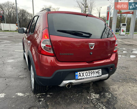 Красный Дачия Sandero StepWay, объемом двигателя 1.6 л и пробегом 100 тыс. км за 6700 $, фото 9 на Automoto.ua