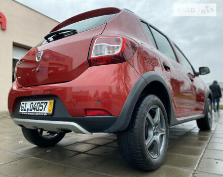 Червоний Дачія Sandero StepWay, об'ємом двигуна 0.9 л та пробігом 171 тис. км за 6999 $, фото 13 на Automoto.ua