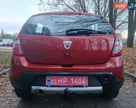 Красный Дачия Sandero StepWay, объемом двигателя 1.6 л и пробегом 145 тыс. км за 7300 $, фото 3 на Automoto.ua