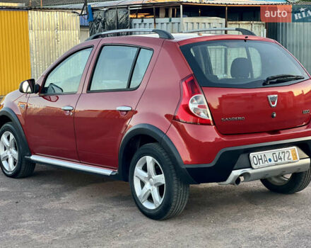 Красный Дачия Sandero StepWay, объемом двигателя 1.5 л и пробегом 150 тыс. км за 6550 $, фото 10 на Automoto.ua