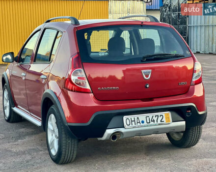 Красный Дачия Sandero StepWay, объемом двигателя 1.5 л и пробегом 150 тыс. км за 6550 $, фото 12 на Automoto.ua