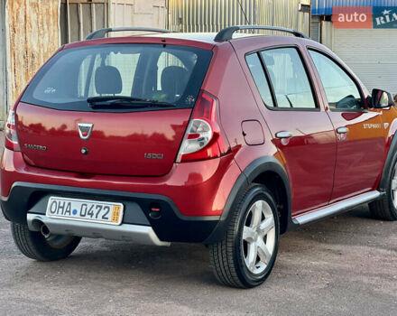 Красный Дачия Sandero StepWay, объемом двигателя 1.5 л и пробегом 150 тыс. км за 6550 $, фото 14 на Automoto.ua