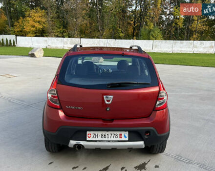 Красный Дачия Sandero StepWay, объемом двигателя 1.6 л и пробегом 139 тыс. км за 7350 $, фото 31 на Automoto.ua