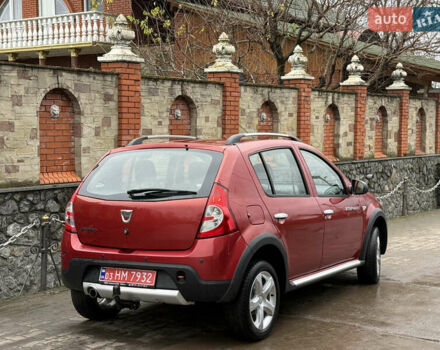 Красный Дачия Sandero StepWay, объемом двигателя 1.6 л и пробегом 163 тыс. км за 6950 $, фото 25 на Automoto.ua