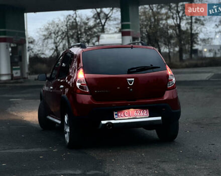 Червоний Дачія Sandero StepWay, об'ємом двигуна 1.6 л та пробігом 170 тис. км за 6799 $, фото 2 на Automoto.ua