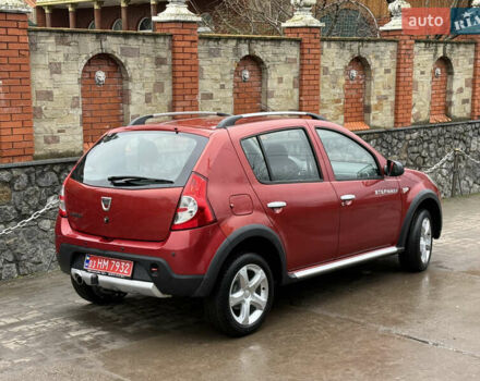 Красный Дачия Sandero StepWay, объемом двигателя 1.6 л и пробегом 163 тыс. км за 6950 $, фото 23 на Automoto.ua