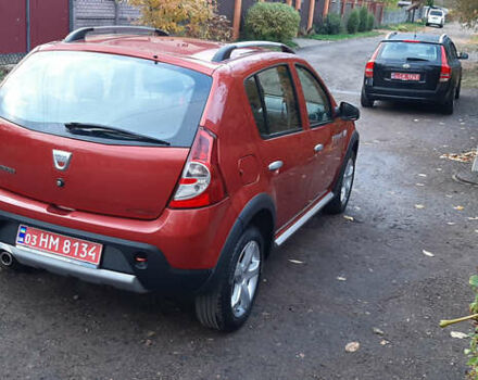 Красный Дачия Sandero StepWay, объемом двигателя 1.6 л и пробегом 183 тыс. км за 6850 $, фото 11 на Automoto.ua