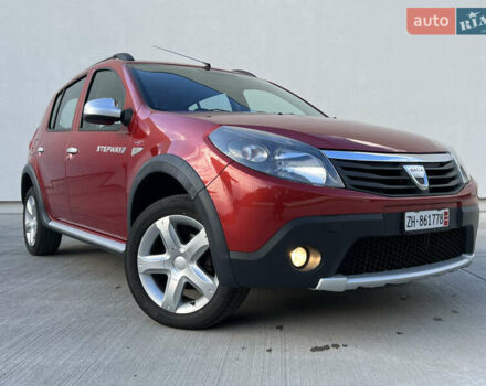 Красный Дачия Sandero StepWay, объемом двигателя 1.6 л и пробегом 139 тыс. км за 7350 $, фото 25 на Automoto.ua