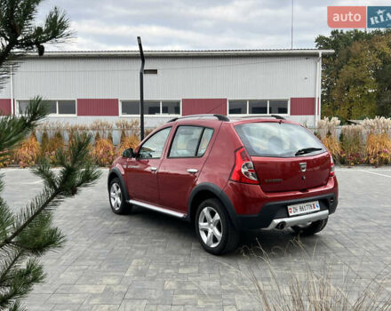 Красный Дачия Sandero StepWay, объемом двигателя 1.6 л и пробегом 139 тыс. км за 7350 $, фото 173 на Automoto.ua