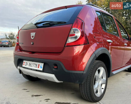 Красный Дачия Sandero StepWay, объемом двигателя 1.6 л и пробегом 139 тыс. км за 7350 $, фото 33 на Automoto.ua