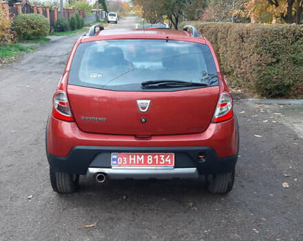 Красный Дачия Sandero StepWay, объемом двигателя 1.6 л и пробегом 183 тыс. км за 6850 $, фото 15 на Automoto.ua