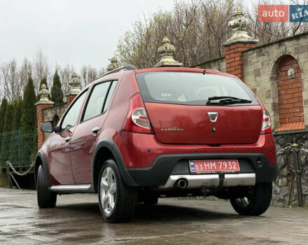 Красный Дачия Sandero StepWay, объемом двигателя 1.6 л и пробегом 163 тыс. км за 6950 $, фото 12 на Automoto.ua