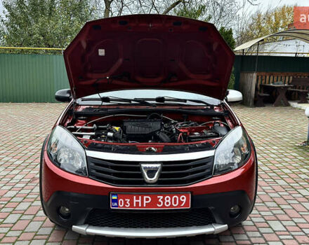 Красный Дачия Sandero StepWay, объемом двигателя 1.6 л и пробегом 115 тыс. км за 7599 $, фото 26 на Automoto.ua