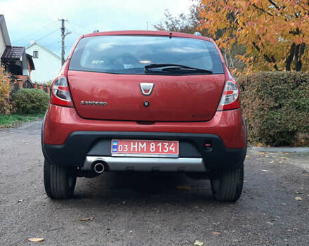 Красный Дачия Sandero StepWay, объемом двигателя 1.6 л и пробегом 183 тыс. км за 6850 $, фото 16 на Automoto.ua