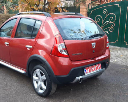Червоний Дачія Sandero StepWay, об'ємом двигуна 1.6 л та пробігом 183 тис. км за 6850 $, фото 1 на Automoto.ua