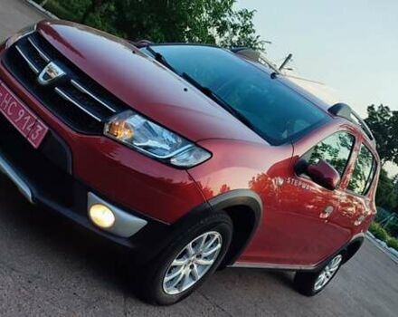 Красный Дачия Sandero StepWay, объемом двигателя 1.5 л и пробегом 216 тыс. км за 7350 $, фото 1 на Automoto.ua