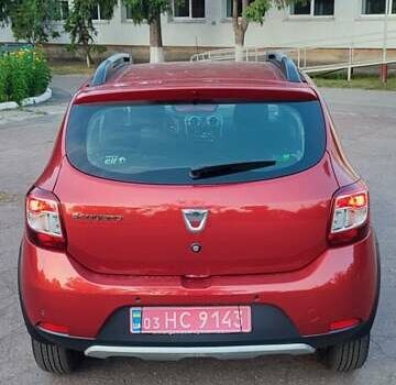 Красный Дачия Sandero StepWay, объемом двигателя 1.5 л и пробегом 216 тыс. км за 7350 $, фото 15 на Automoto.ua