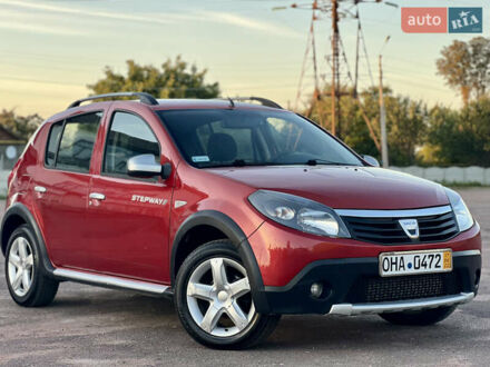 Красный Дачия Sandero StepWay, объемом двигателя 1.5 л и пробегом 150 тыс. км за 6550 $, фото 1 на Automoto.ua