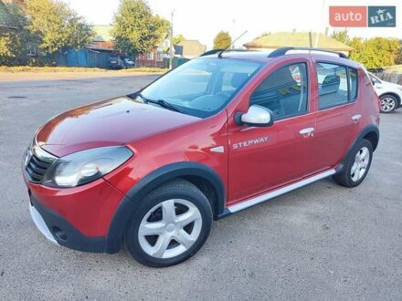 Червоний Дачія Sandero StepWay, об'ємом двигуна 1.6 л та пробігом 157 тис. км за 6650 $, фото 1 на Automoto.ua