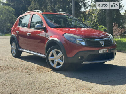 Червоний Дачія Sandero StepWay, об'ємом двигуна 1.6 л та пробігом 163 тис. км за 6950 $, фото 1 на Automoto.ua