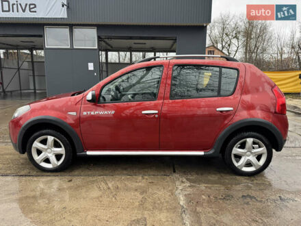 Красный Дачия Sandero StepWay, объемом двигателя 1.6 л и пробегом 185 тыс. км за 7350 $, фото 1 на Automoto.ua
